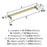 Overton Zinc Golden Champagne / Satin Nickel Appliance Pull 3
