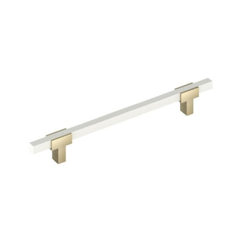 Urbanite Zinc & Aluminum Golden Champagne / White Appliance Pull 1