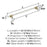 Urbanite Zinc & Aluminum Golden Champagne / White Appliance Pull 4