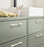 Urbanite Zinc & Aluminum Golden Champagne / White Cabinet Pull 22