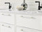 Urbanite Zinc & Aluminum Golden Champagne / White Cabinet Pull 17