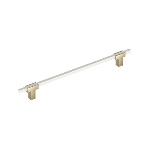 Urbanite Zinc & Aluminum Golden Champagne / White Cabinet Pull 7