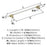 Urbanite Zinc & Aluminum Golden Champagne / White Cabinet Pull 14