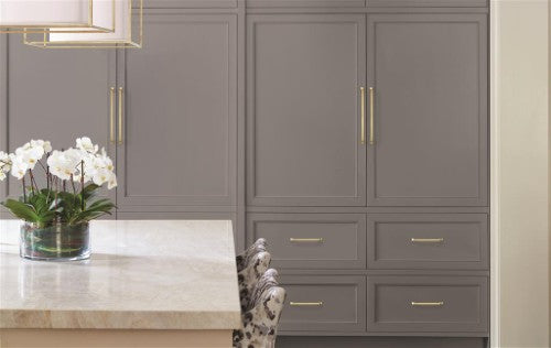 Westerly Zinc Golden Champagne Cabinet Pull 18