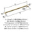 Monument Zinc Golden Champagne Appliance Pull 4