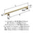 Radius Stainless Steel Golden Champagne Appliance Pull 4