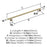 Radius Stainless Steel Golden Champagne Appliance Pull 5