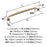 Renown Zinc Golden Champagne Appliance Pull 4