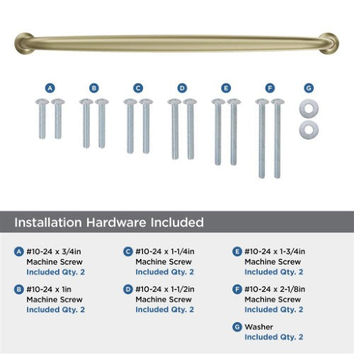Renown Zinc Golden Champagne Appliance Pull 5