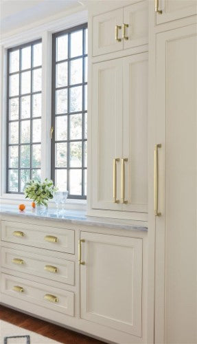 Stature Zinc Golden Champagne Appliance Pull 8