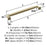 Stature Zinc Golden Champagne Appliance Pull 3