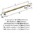 Stature Zinc Golden Champagne Appliance Pull 4