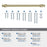 Winsome Zinc Golden Champagne Appliance Pull 7