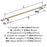Winsome Zinc Golden Champagne Appliance Pull 6