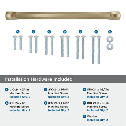 Bellamy Zinc Golden Champagne Appliance Pull 5