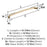 Bellamy Zinc Golden Champagne Cabinet Pull 15