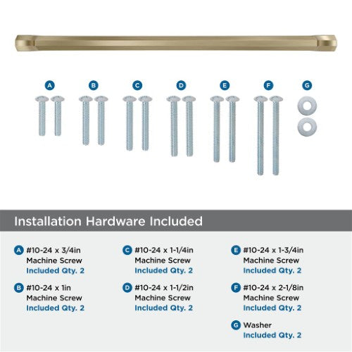 Bellamy Zinc Golden Champagne Appliance Pull 6