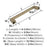 Blackrock Zinc Golden Champagne Appliance Pull 6