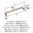 Cowrie Zinc Golden Champagne Appliance Pull 3