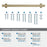 Davenport Zinc Golden Champagne Appliance Pull 5