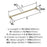 Dupont Circle Zinc Golden Champagne Appliance Pull 5