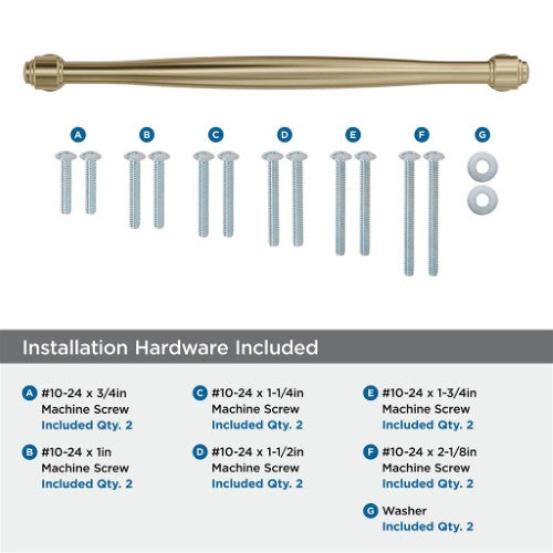 Enlivity Zinc Golden Champagne Appliance Pull 5