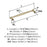 Enlivity Zinc Golden Champagne Appliance Pull 3