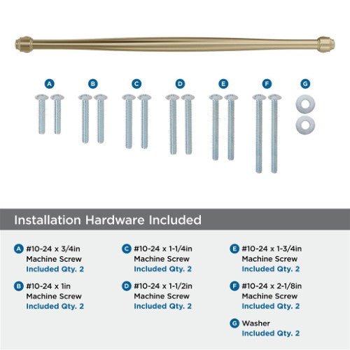 Enlivity Zinc Golden Champagne Appliance Pull 6