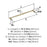 Enlivity Zinc Golden Champagne Appliance Pull 4