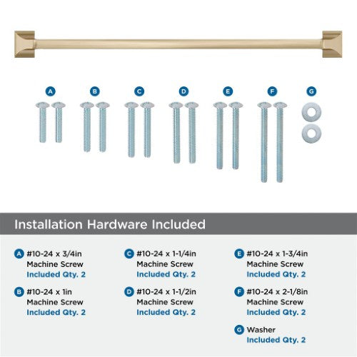 Exceed Zinc Golden Champagne Appliance Pull 6