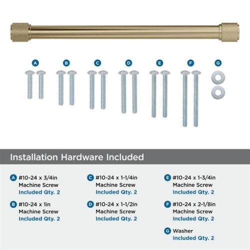 Faraday Zinc Golden Champagne Appliance Pull 5