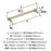 Farewind Zinc Golden Champagne Appliance Pull 3
