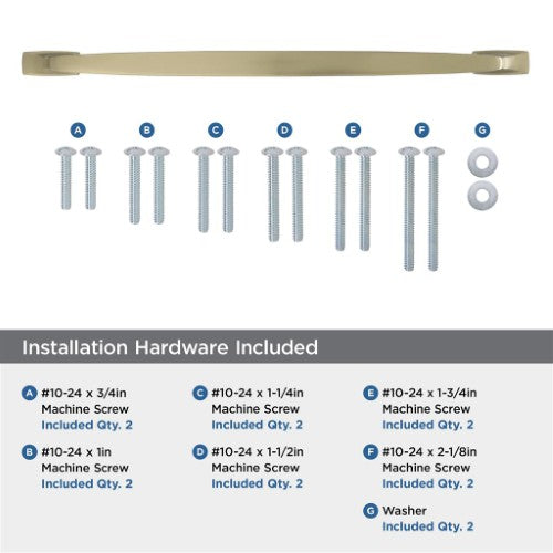 Highland Ridge Zinc Golden Champagne Appliance Pull 5