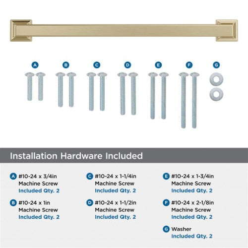 Lintel Zinc Golden Champagne Appliance Pull 5