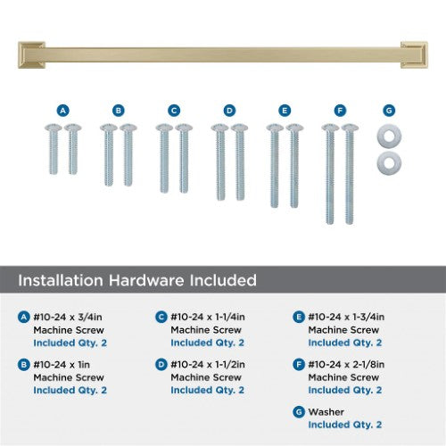 Lintel Zinc Golden Champagne Appliance Pull 6