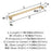 Lintel Zinc Golden Champagne Appliance Pull 4