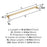 Merced Zinc Golden Champagne Appliance Pull 4