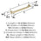 Rockhurst Zinc Golden Champagne Appliance Pull 3