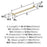 Rockhurst Zinc Golden Champagne Appliance Pull 4