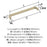 Townsend Zinc Golden Champagne Appliance Pull 3