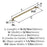 Westerly Zinc Golden Champagne Appliance Pull 4