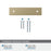 Ladera Zinc Golden Champagne Cabinet Backplate 26
