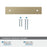 Ladera Zinc Golden Champagne Cabinet Backplate 27