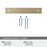 Ladera Zinc Golden Champagne Cabinet Backplate 28