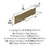 Ladera Zinc Golden Champagne Cabinet Backplate 18