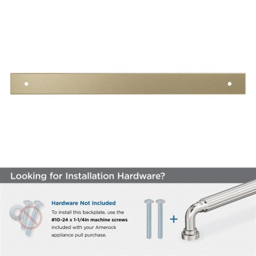 Ladera Zinc Golden Champagne Cabinet Backplate 21
