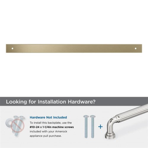 Ladera Zinc Golden Champagne Cabinet Backplate 22