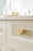Medora Zinc Golden Champagne Cabinet Backplate 4