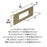 Medora Zinc Golden Champagne Cabinet Backplate 15