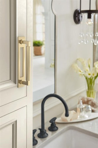 Medora Zinc Golden Champagne Cabinet Backplate 33